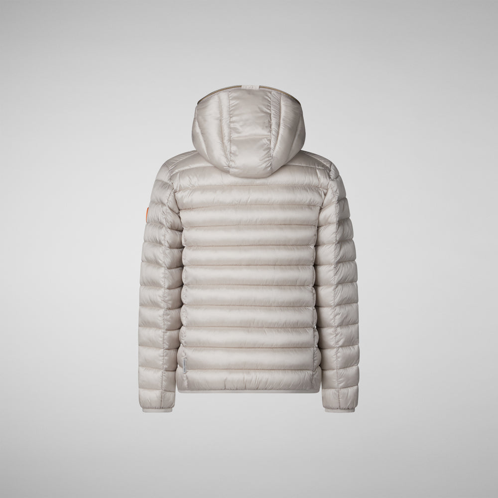 Save The Duck PIUMINO ANIMAL FREE BAMBINA IRIS RAINY BEIGE