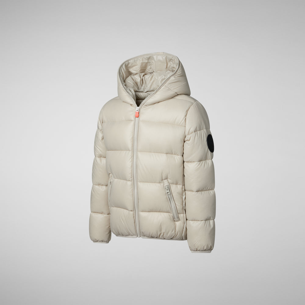 Save The Duck PIUMINO ANIMAL FREE BAMBINA KATE RAINY BEIGE