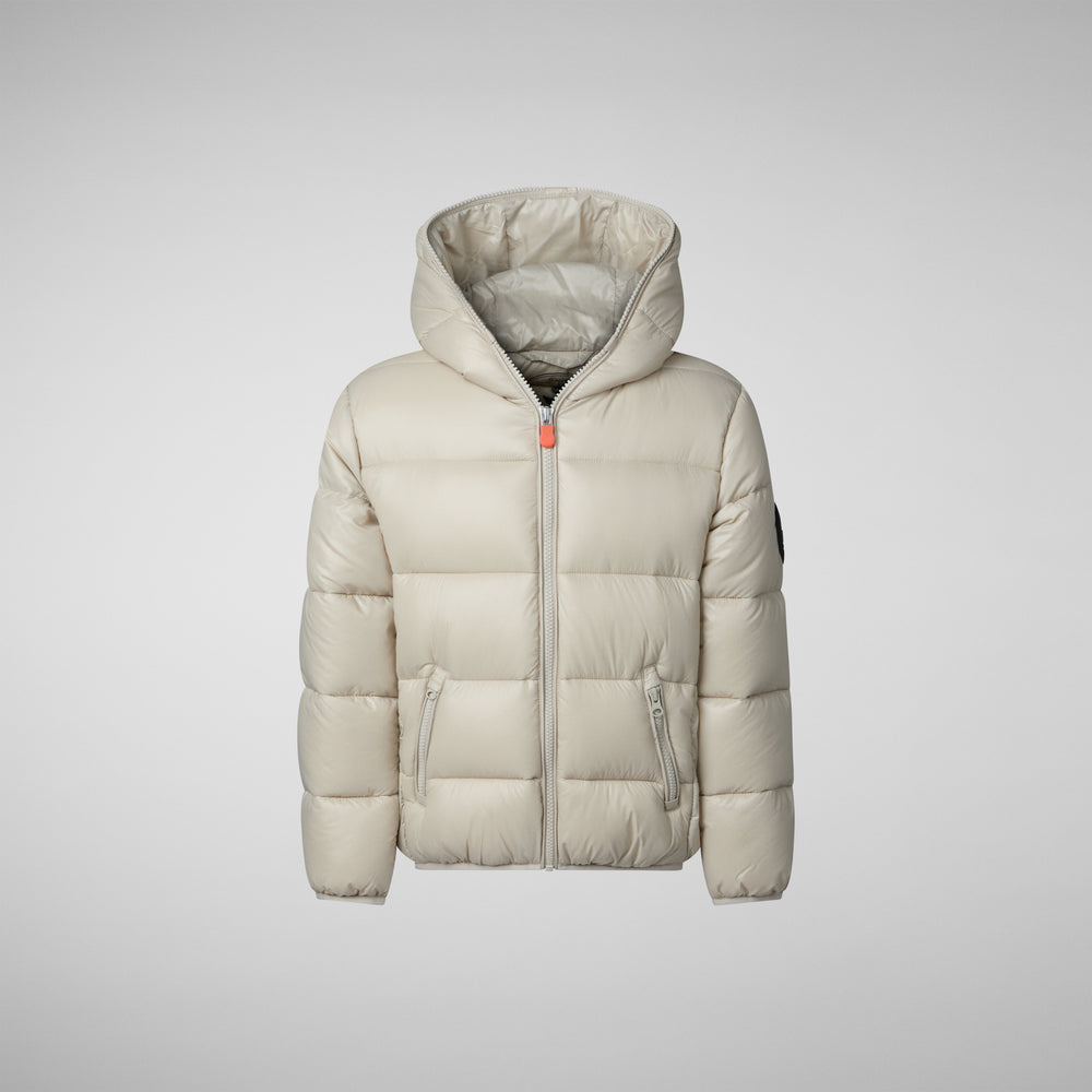 Save the duck PIUMINO ANIMAL FREE BAMBINA KATE RAINY BEIGE