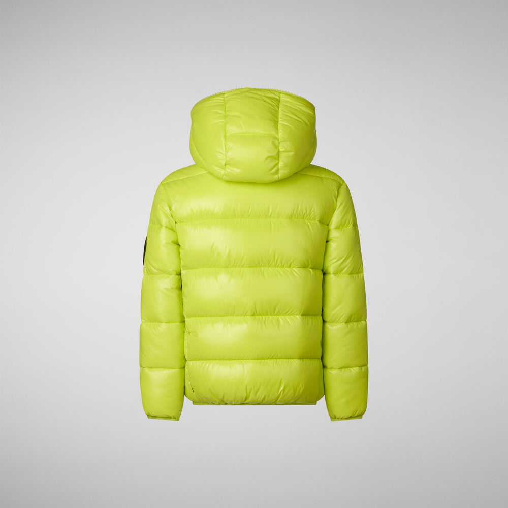 Save The Duck PIUMINO ANIMAL FREE BAMBINA KATE VERDE LIME