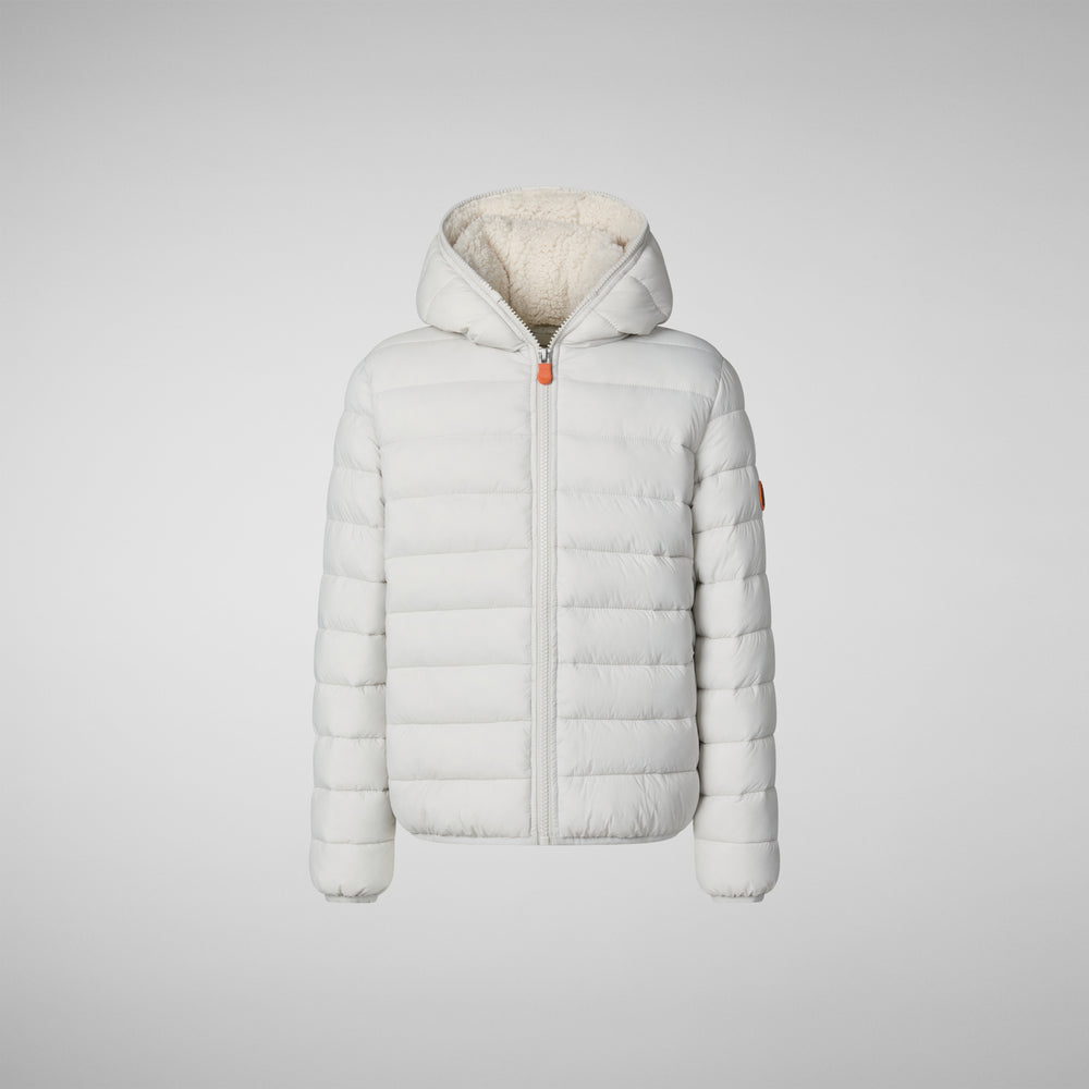 Save the duck PIUMINO ANIMAL FREE BAMBINA LECI GRIGIO NEBBIA Save the duck PIUMINO ANIMAL FREE BAMBINA LECI GRIGIO NEBBIA