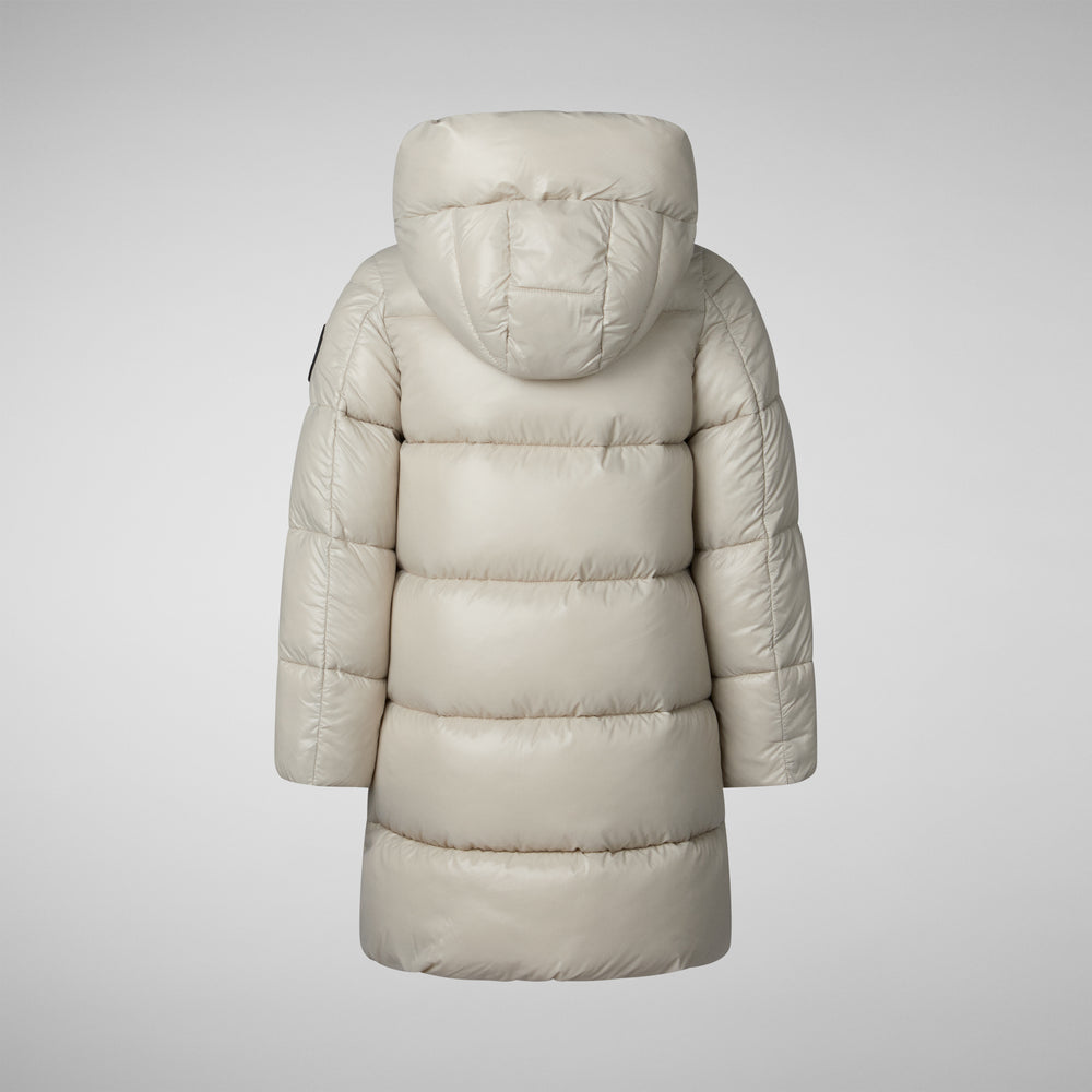 Save The Duck PIUMINO ANIMAL FREE BAMBINA MILLIE RAINY BEIGE