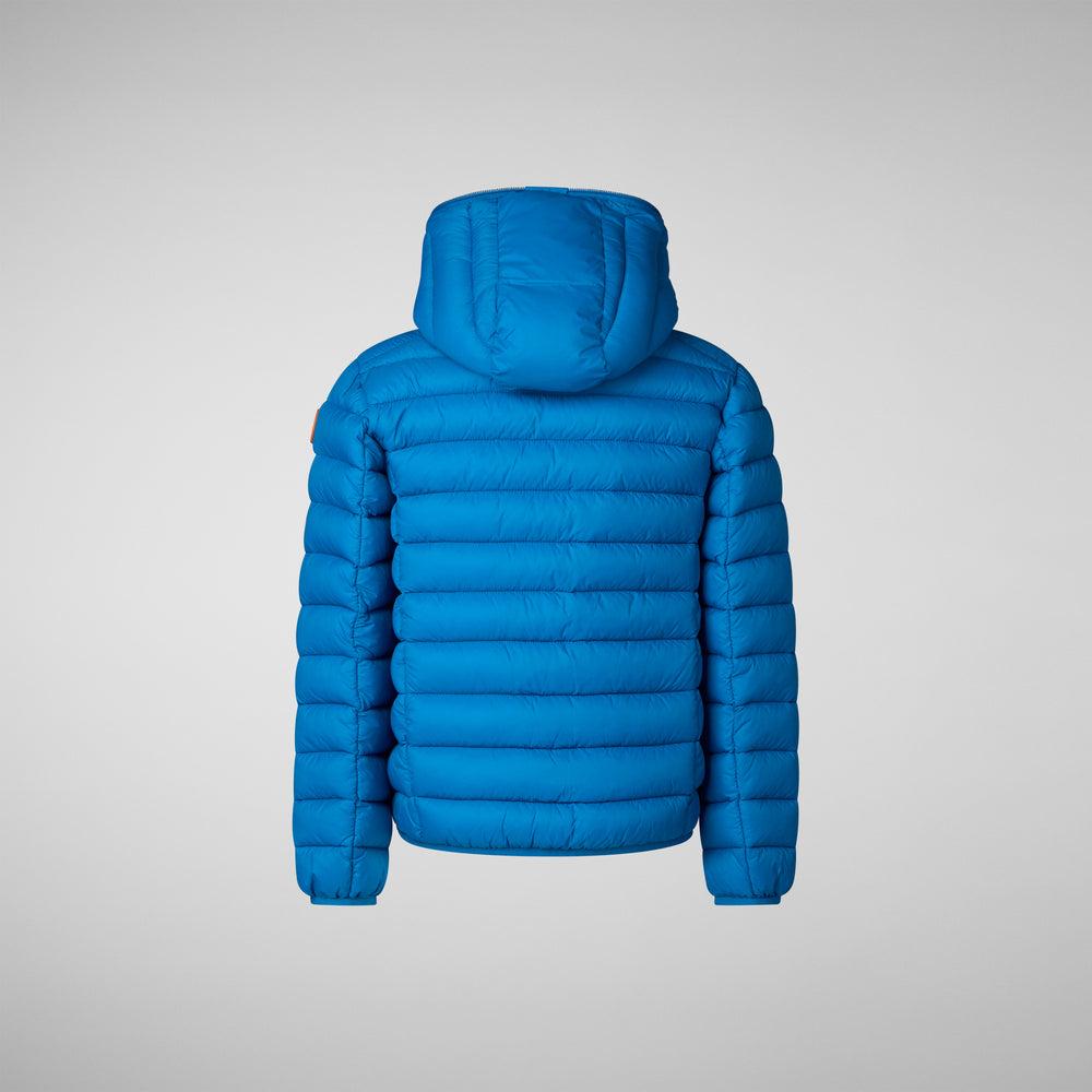 Save The Duck PIUMINO ANIMAL FREE BAMBINO DONY BLU MIRTILLO