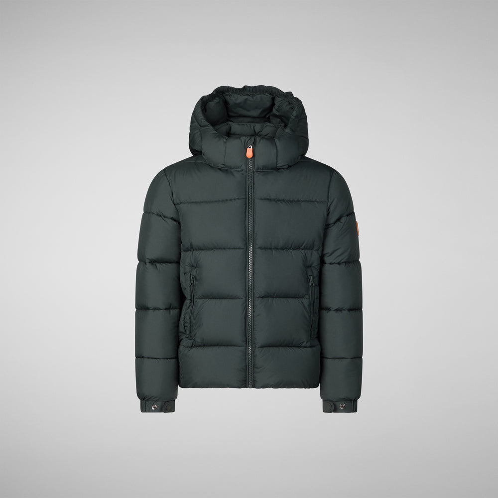 Save the duck PIUMINO ANIMAL FREE BAMBINO FOSTER VERDE NERO