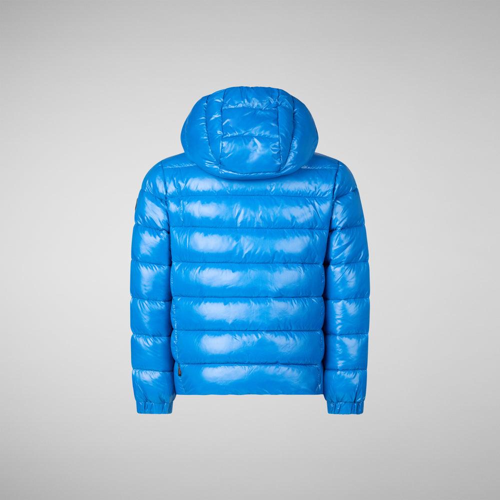 Save The Duck PIUMINO ANIMAL FREE BAMBINO NILES BLU MIRTILLO