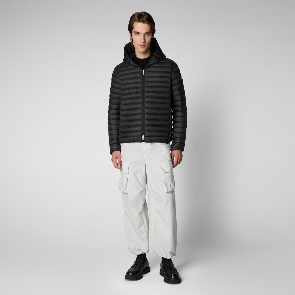 Save the duck Piumino animal free con cappuccio uomo Donald Nero