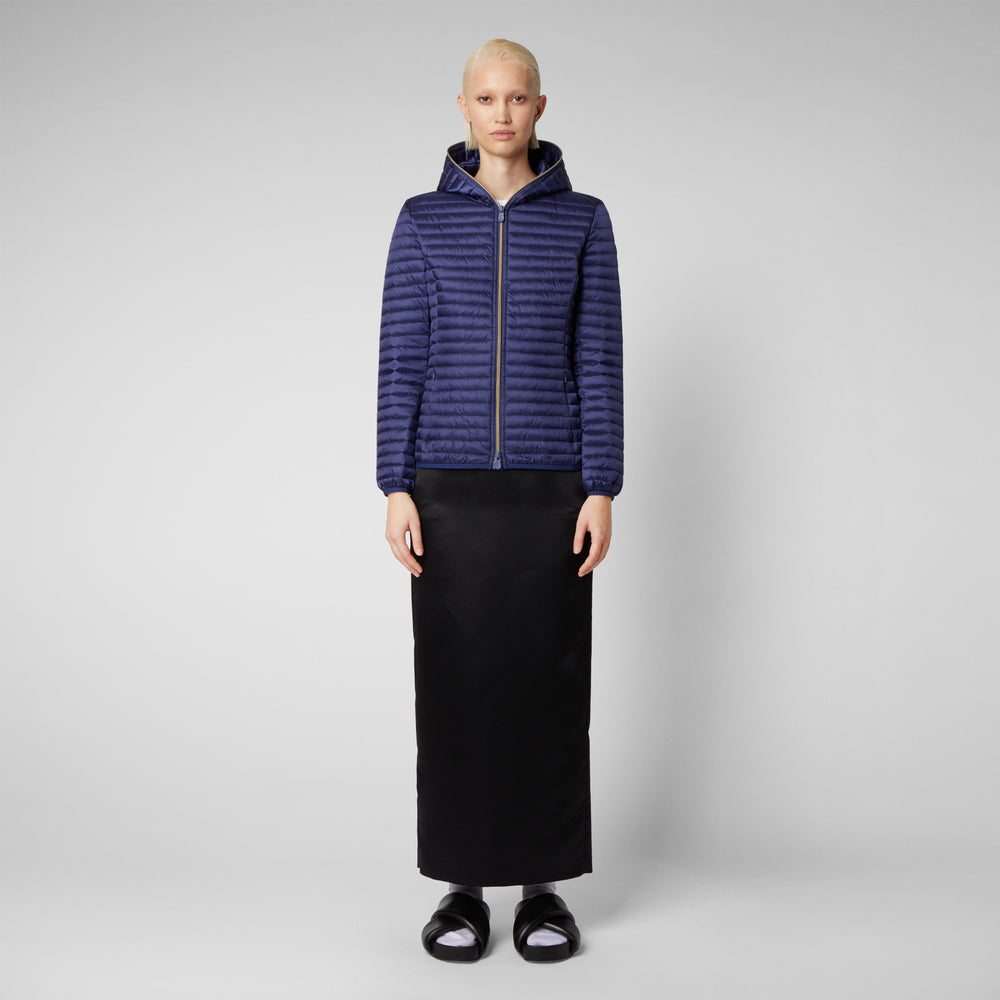 Save the duck Piumino animal free donna Alexa blu navy