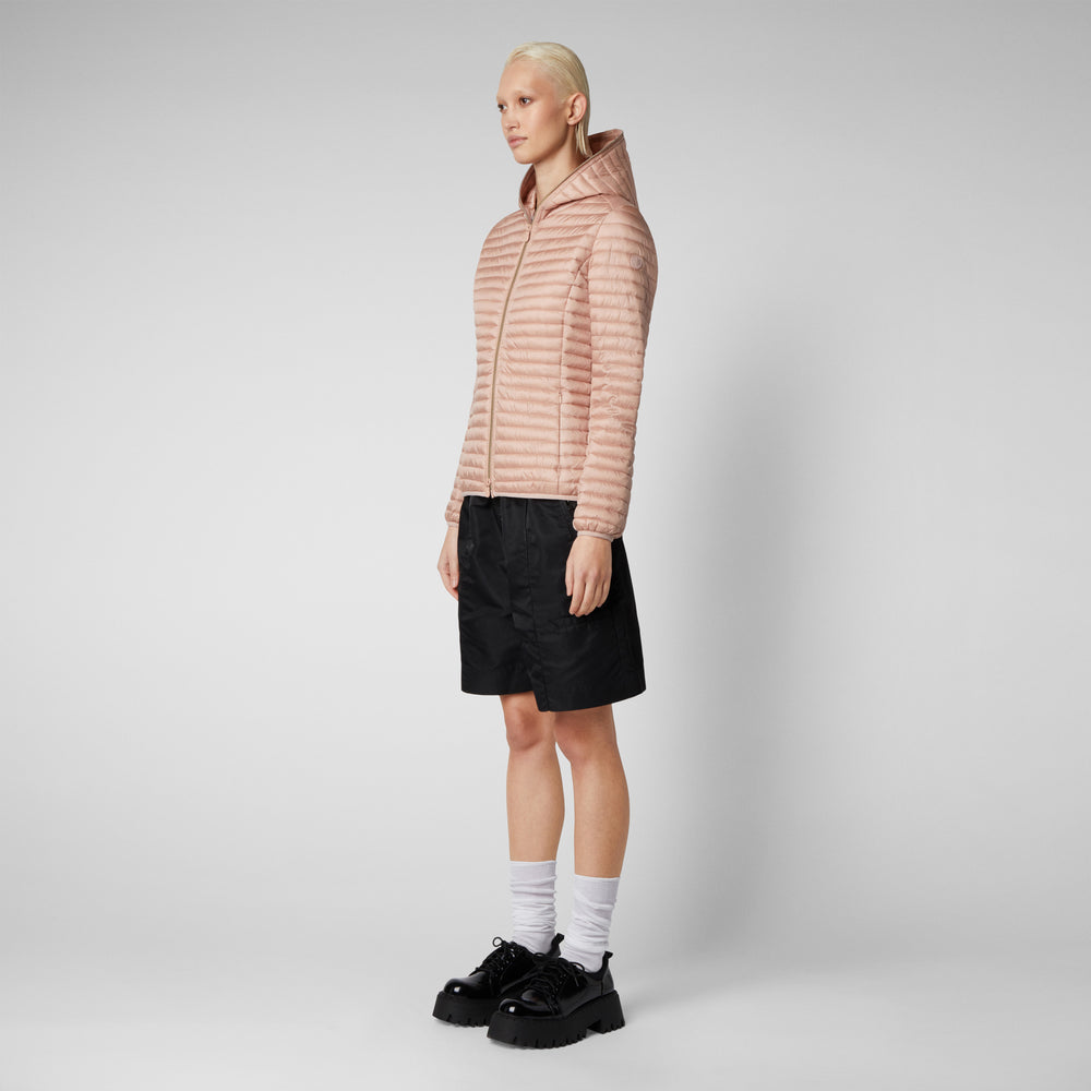 Save The Duck Piumino Animal Free Donna Alexa Rosa Cipria