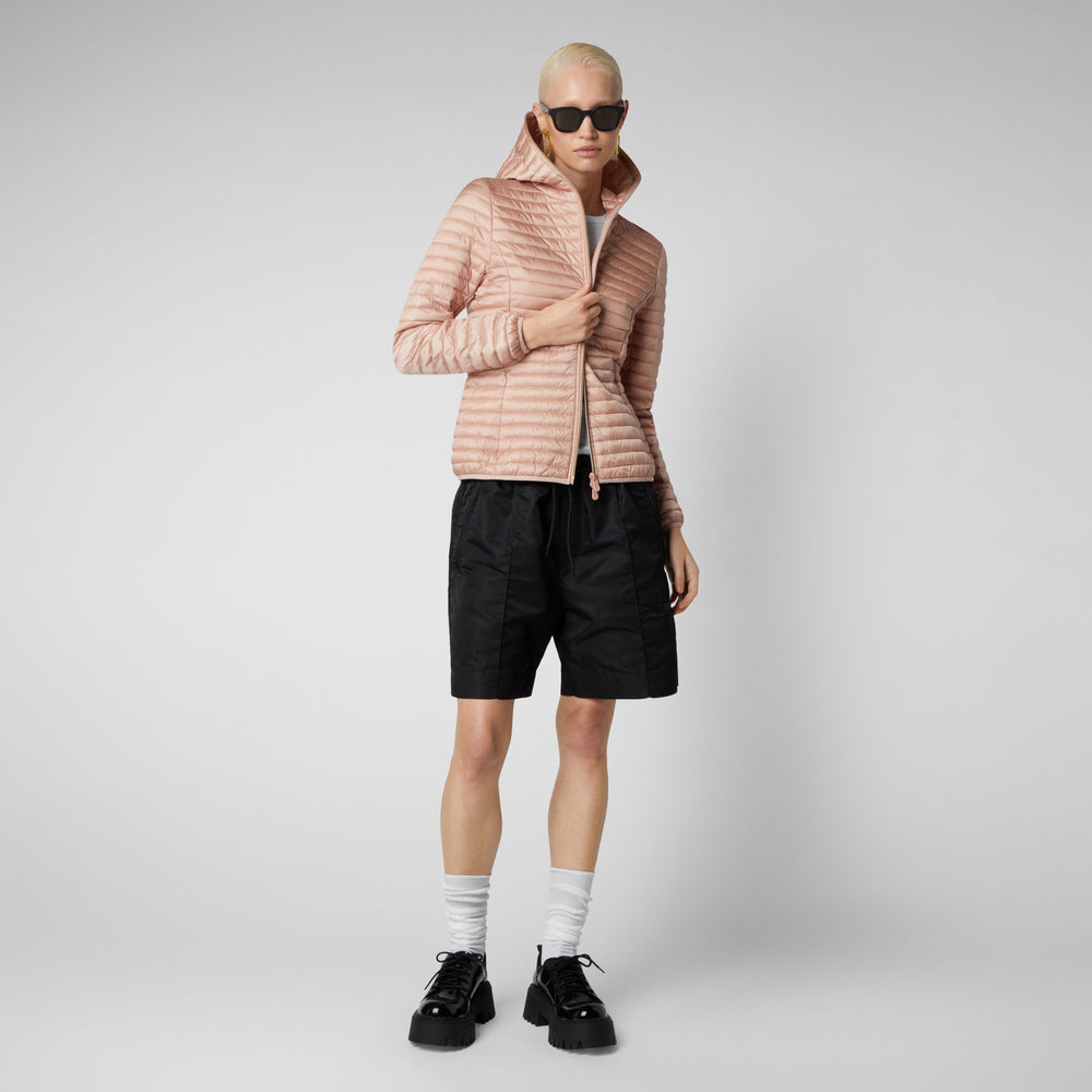 Save The Duck Piumino Animal Free Donna Alexa Rosa Cipria