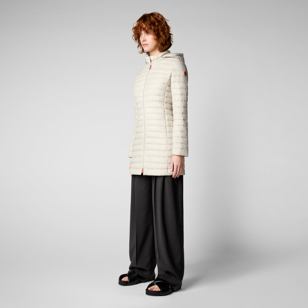 Save The Duck Piumino Animal Free Donna Bryanna Beige Chiaro