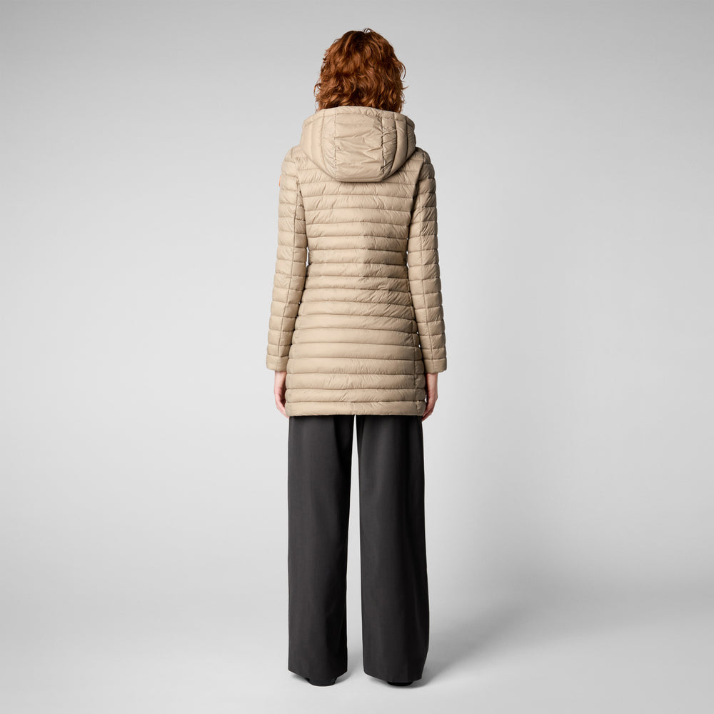 Save The Duck Piumino Animal Free Donna Bryanna Beige Duna