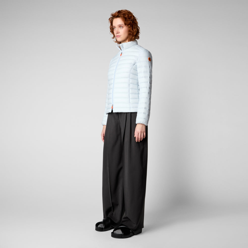 Save The Duck Piumino Animal Free Donna Carly Grigio Ghiaccio