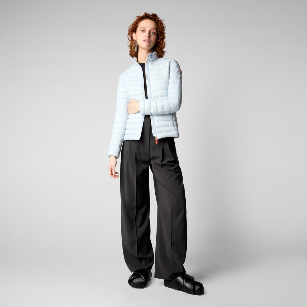 Save The Duck Piumino Animal Free Donna Carly Grigio Ghiaccio