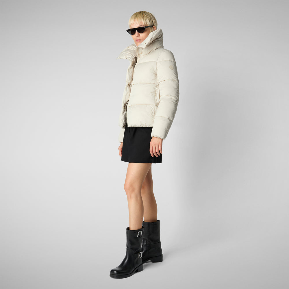 Save The Duck PIUMINO ANIMAL FREE DONNA FELICITY BEIGE