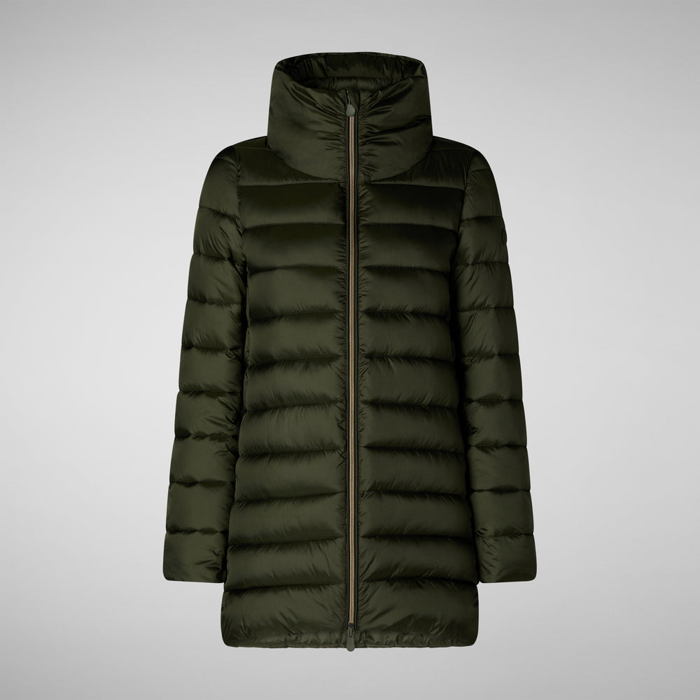 Save The Duck PIUMINO ANIMAL FREE DONNA LYDIA PINE GREEN