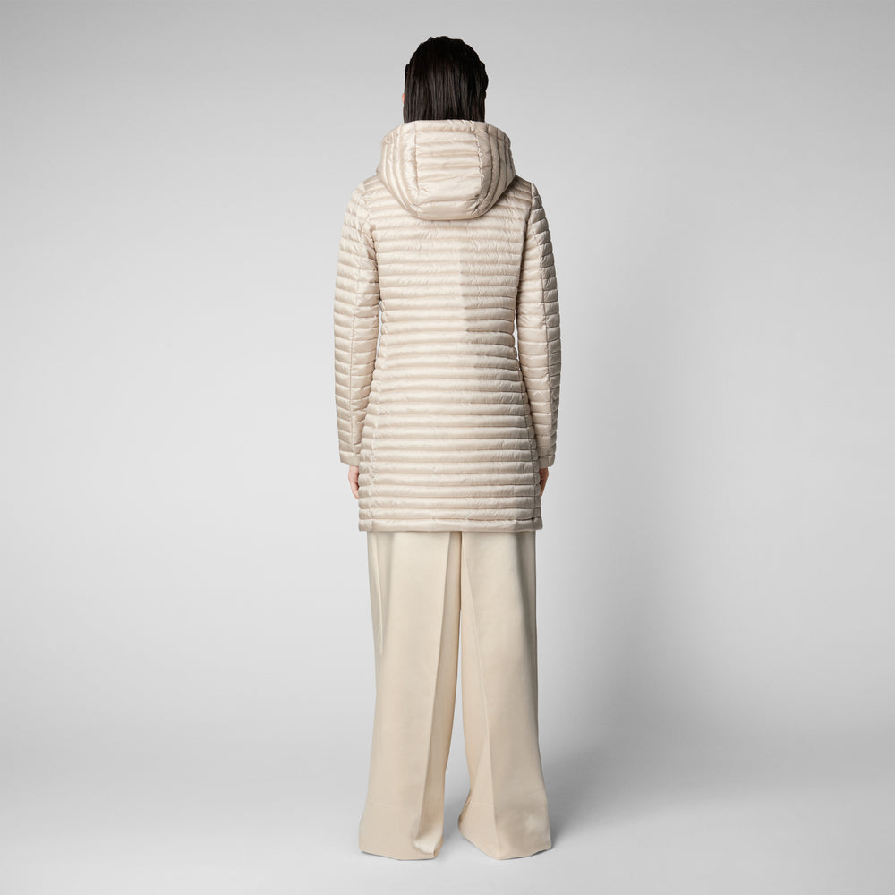 Save The Duck Piumino Animal Free Donna Megs Beige Sabbia