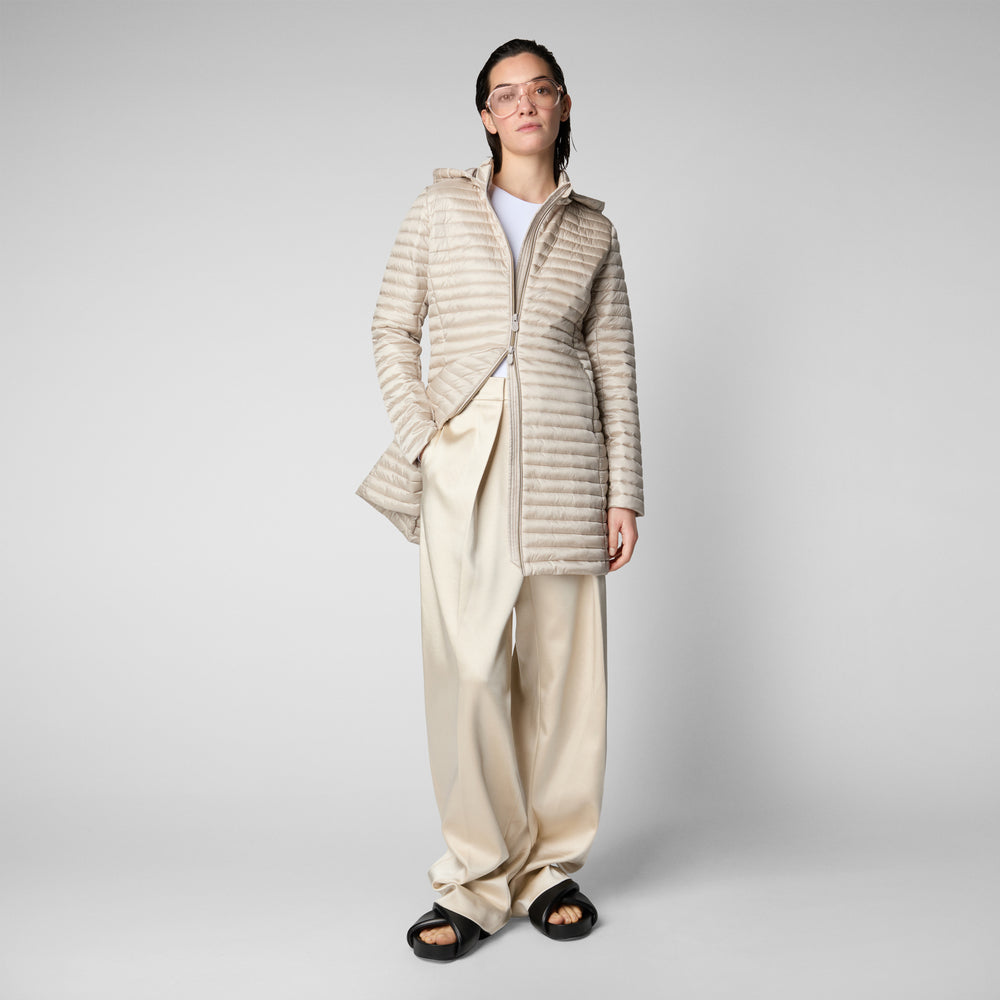 Save The Duck Piumino Animal Free Donna Megs Beige Sabbia