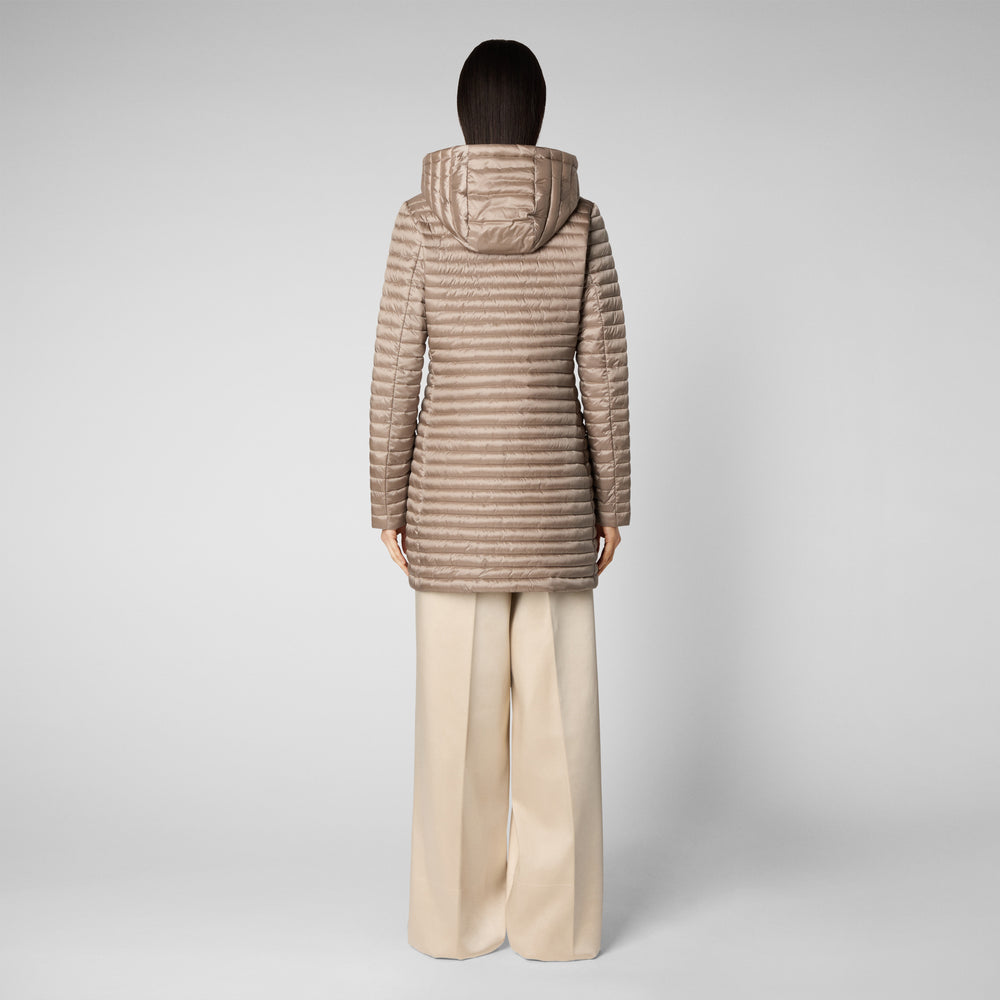 Save The Duck Piumino Animal Free Donna Megs Grigio Perla