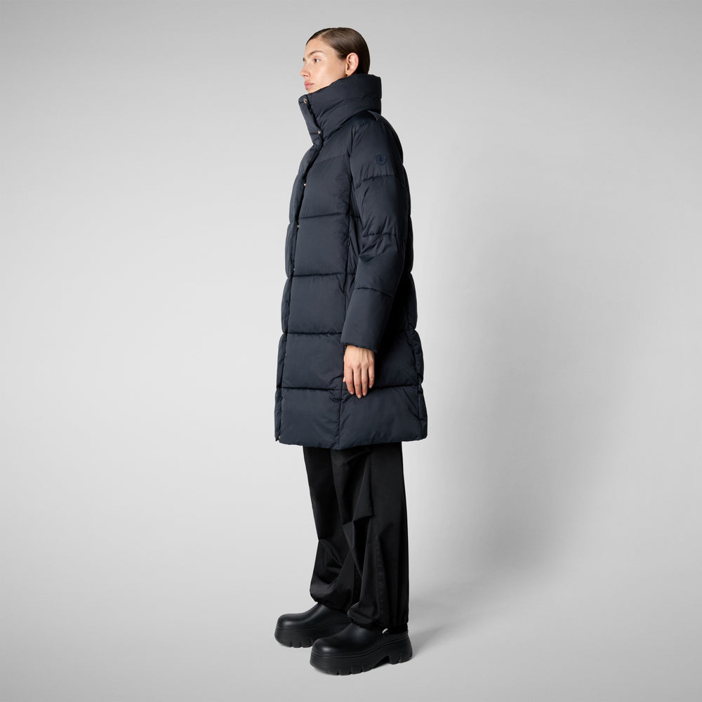 Save The Duck PIUMINO ANIMAL FREE DONNA SIBYL BLU NERO