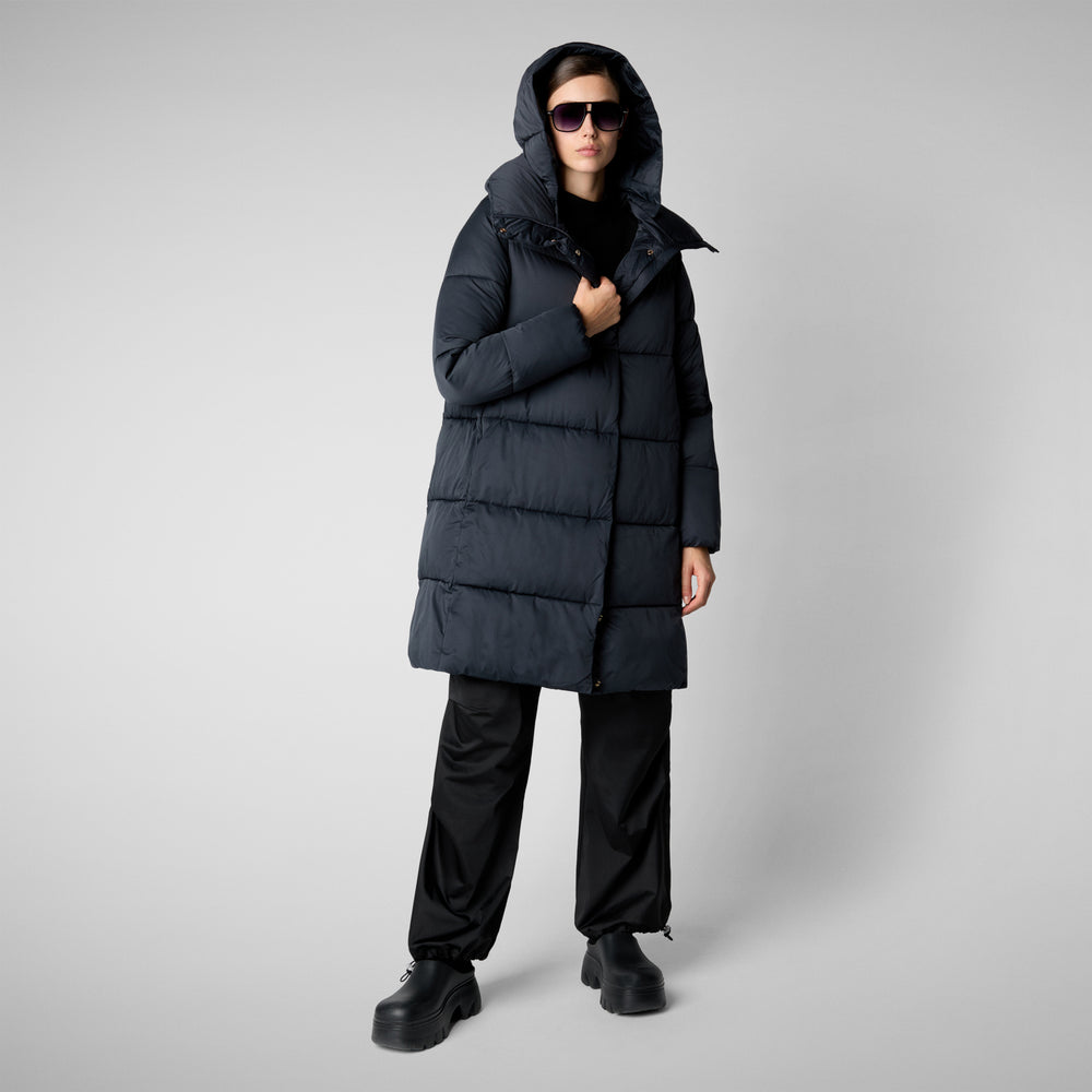 Save The Duck PIUMINO ANIMAL FREE DONNA SIBYL BLU NERO