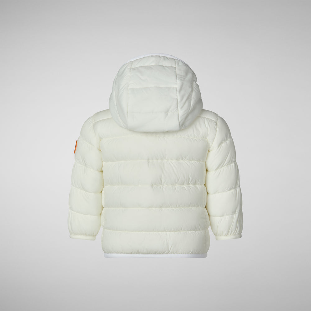 Save The Duck PIUMINO ANIMAL FREE UNISEX WALLY BIANCO