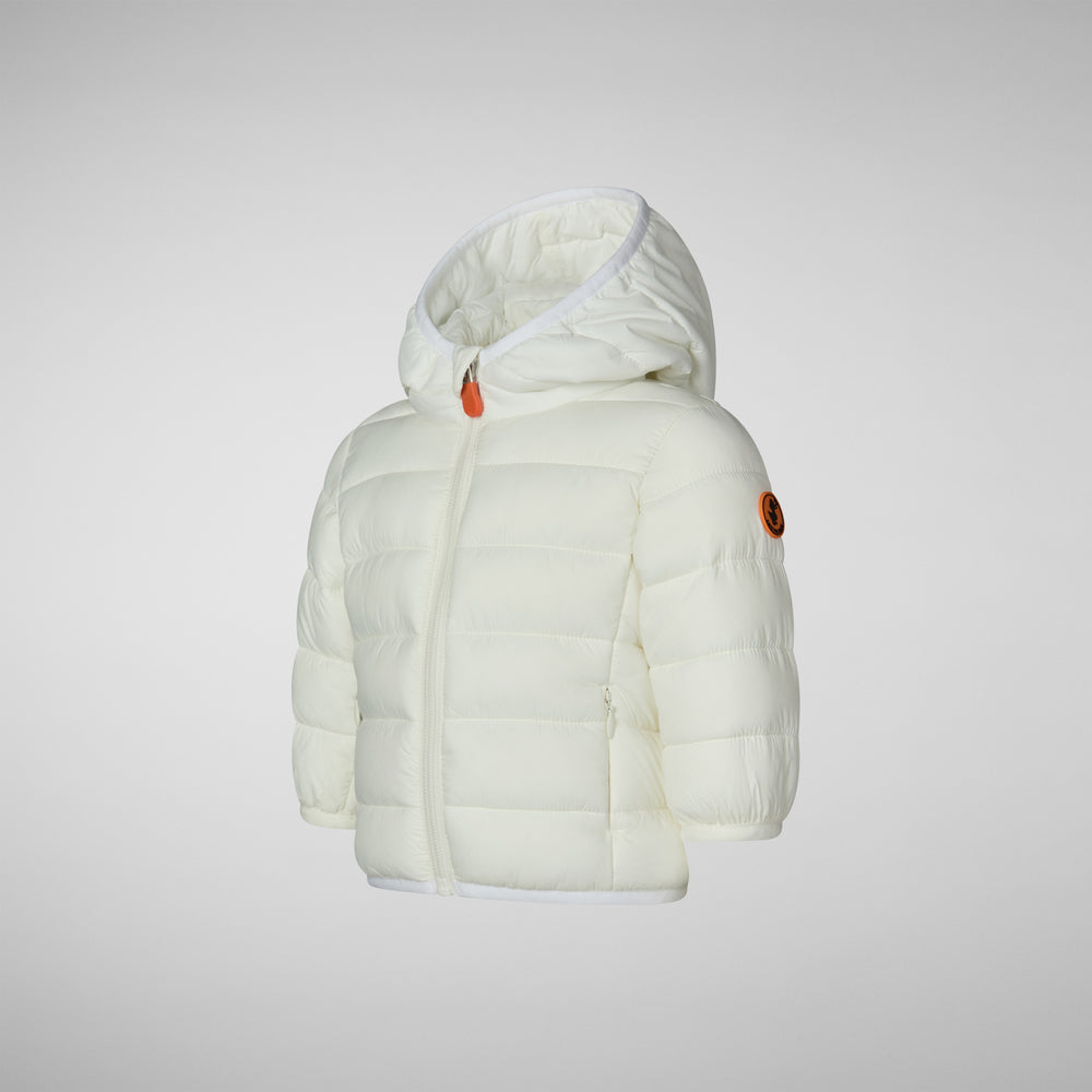 Save The Duck PIUMINO ANIMAL FREE UNISEX WALLY BIANCO