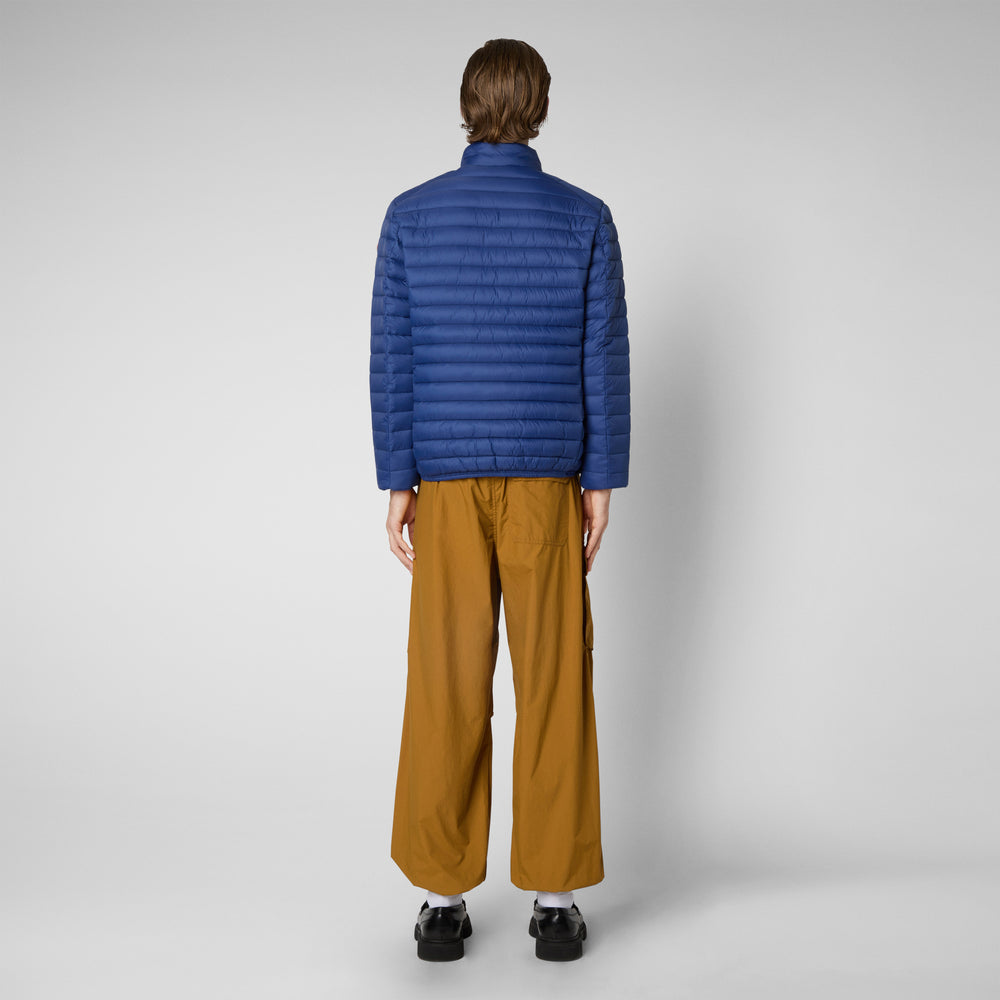 Save The Duck Piumino Animal Free Uomo Alexander Blu Elettrico