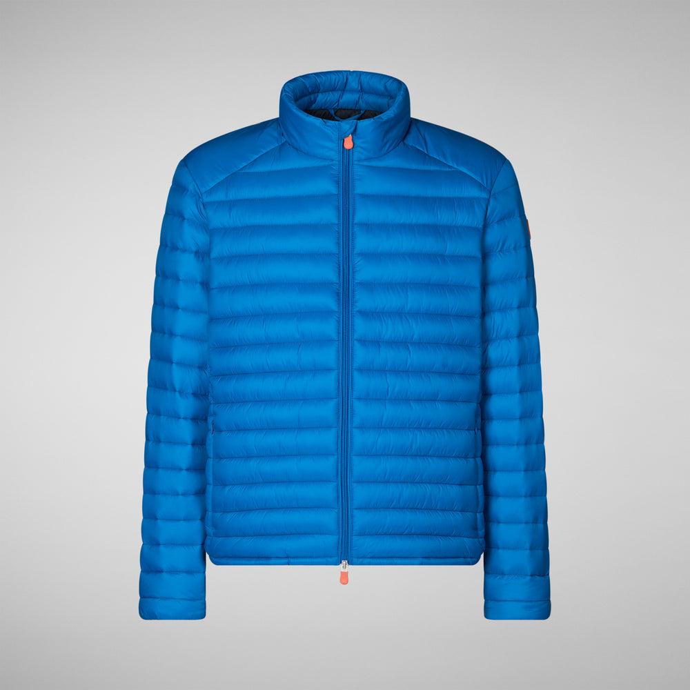 Save The Duck Piumino Animal Free Uomo Alexander IN BLU BERRY