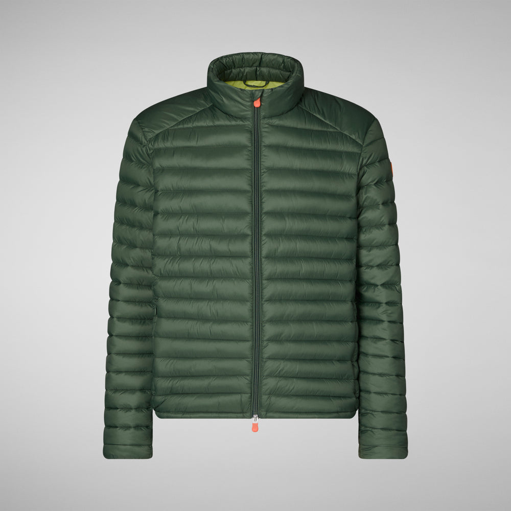 Save The Duck Piumino Animal Free Uomo Alexander IN THYME GREEN