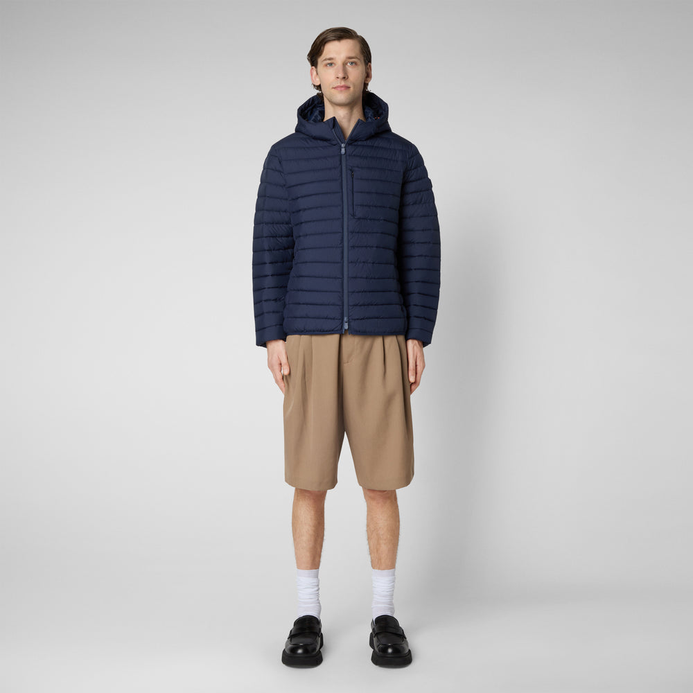 Save the duck Piumino animal free uomo Cael blu navy