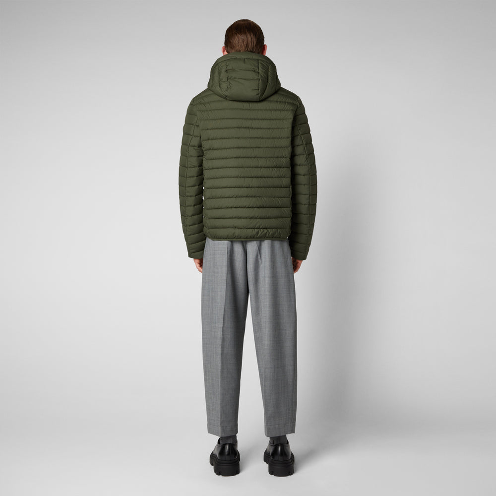 Save The Duck Piumino Animal Free Uomo Cael Verde Oliva