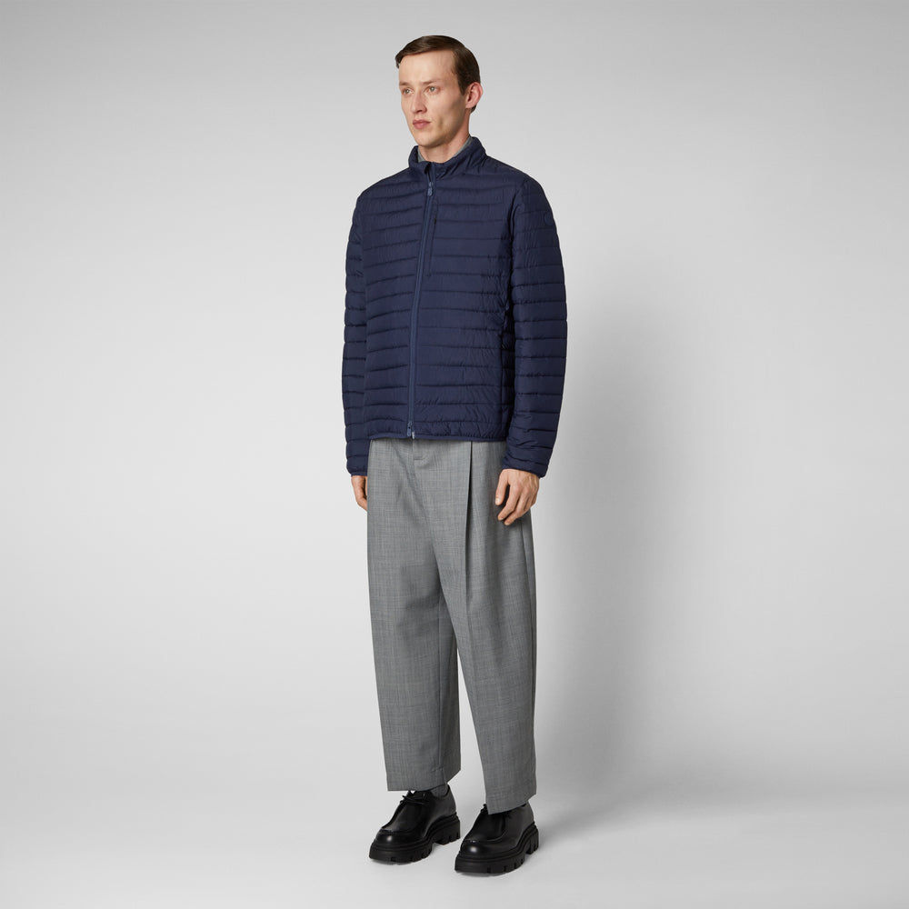 Save The Duck Piumino Animal Free Uomo Cole Blu Navy