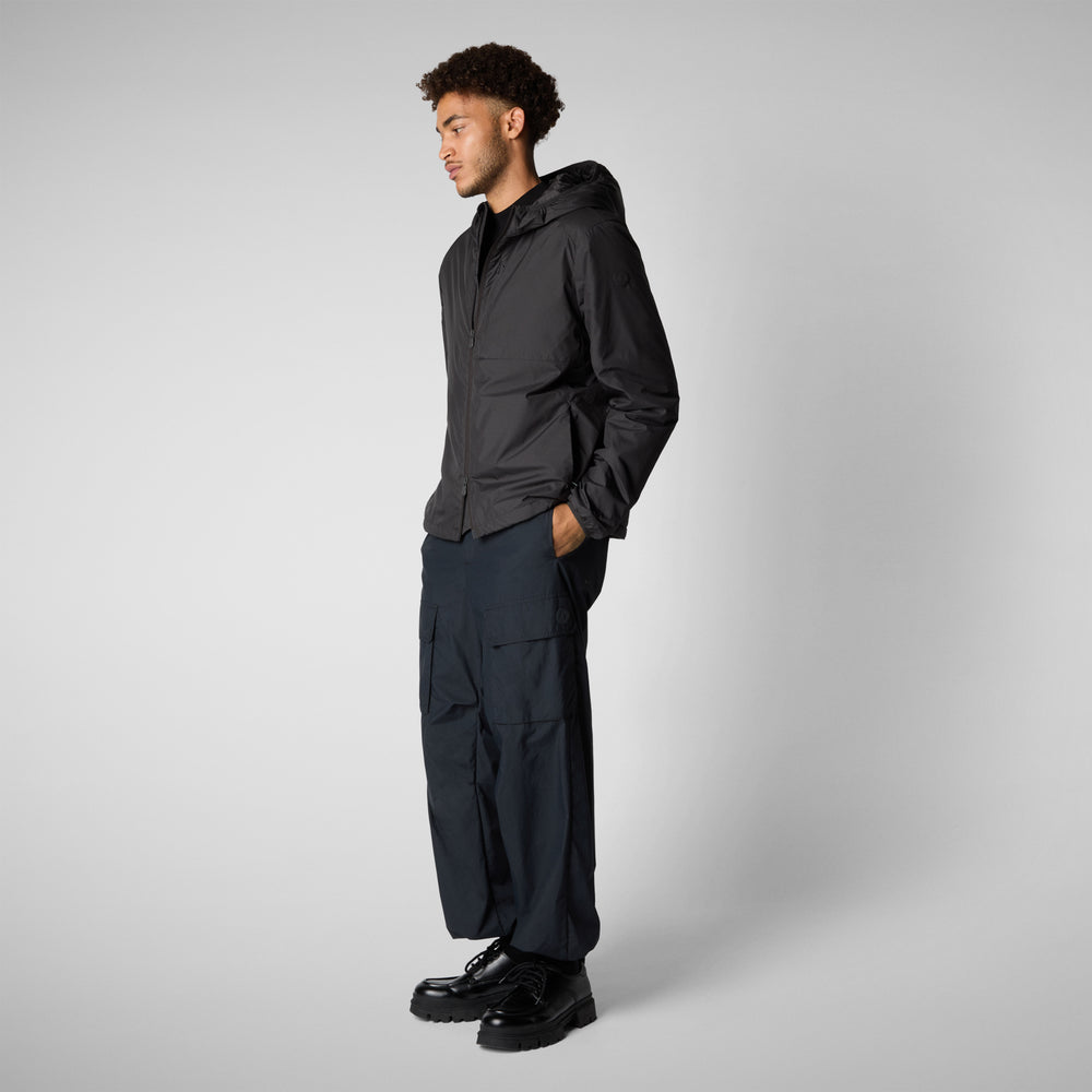 Save The Duck PIUMINO ANIMAL FREE UOMO WILBUR BROWN NERO