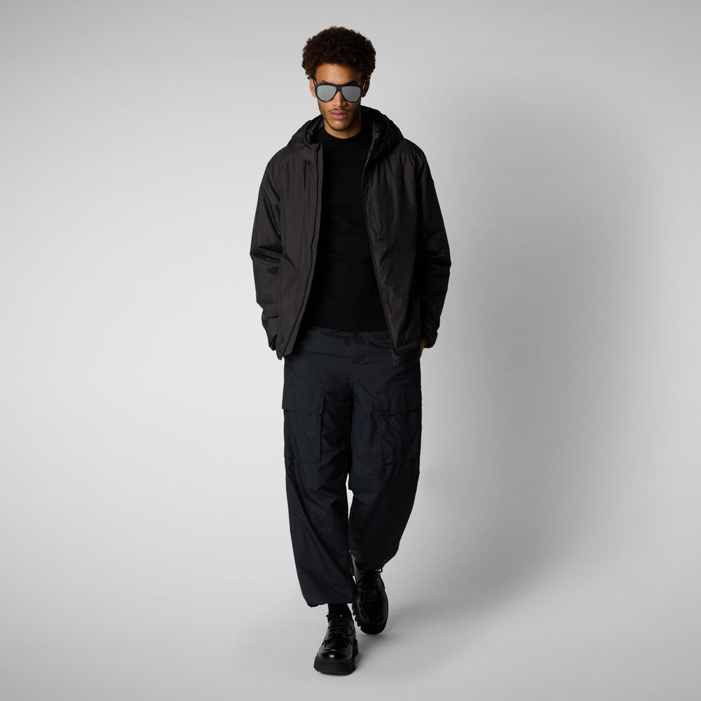 Save The Duck PIUMINO ANIMAL FREE UOMO WILBUR BROWN NERO