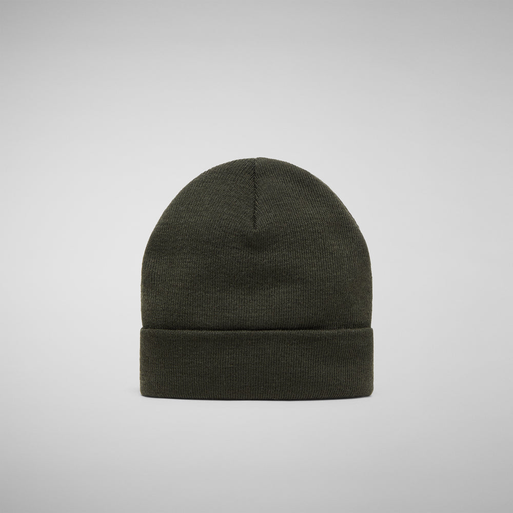 Save The Duck BEANIE UNISEX FIVEL VERDE TERRA