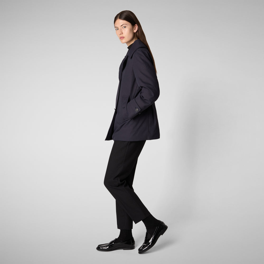 Save The Duck CAPPOTTO DONNA SOFIA BLU NERO