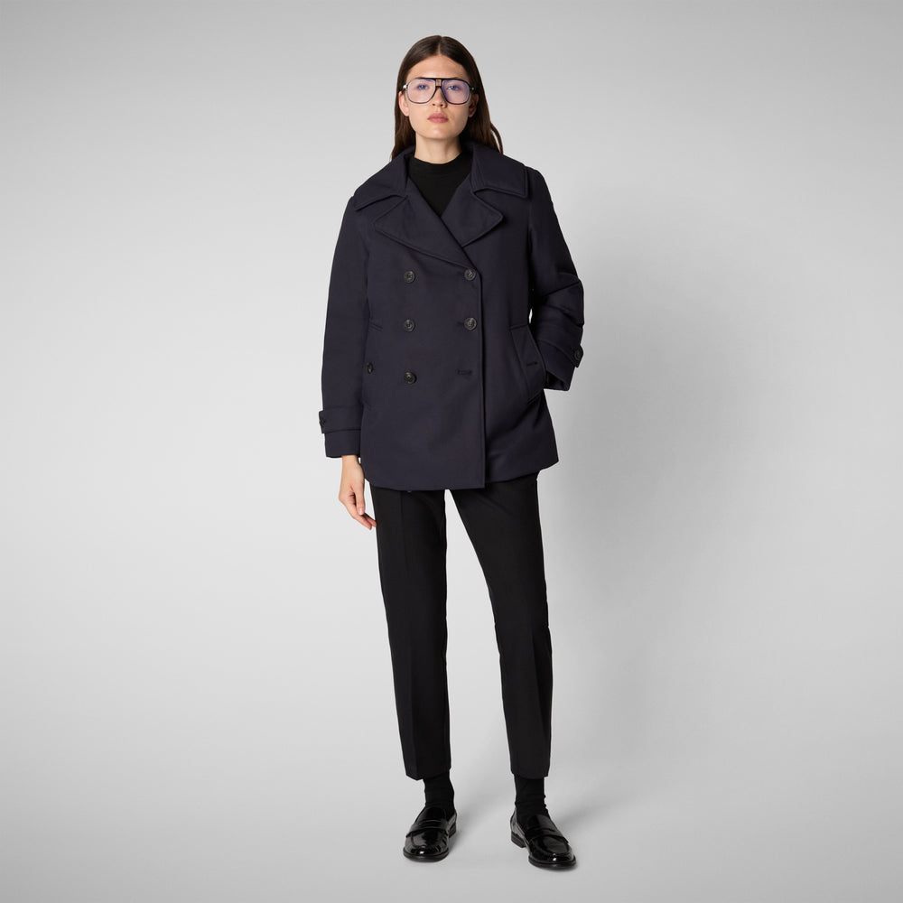 Save The Duck CAPPOTTO DONNA SOFIA BLU NERO