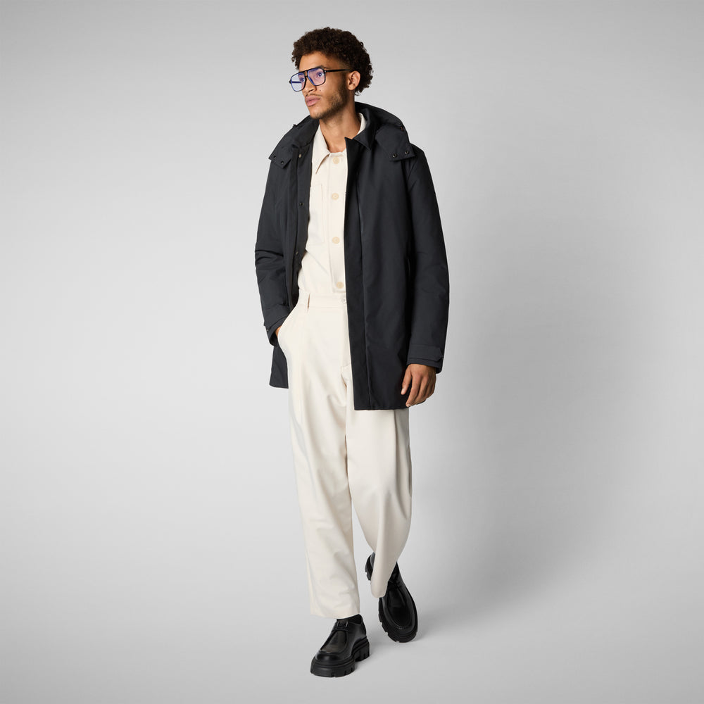 Save The Duck CAPPOTTO UOMO NESTOR BLU NERO