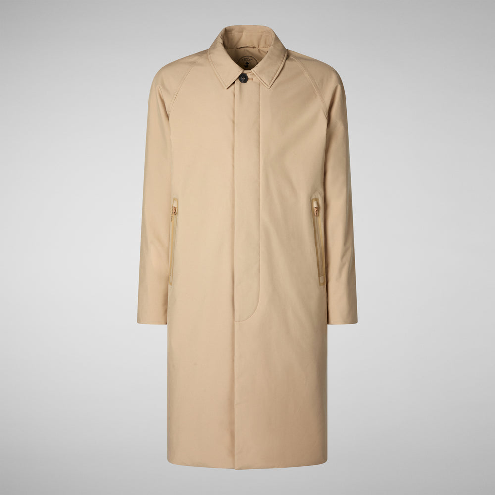 Save The Duck CAPPOTTO UOMO PRESTON STARDUST BEIGE