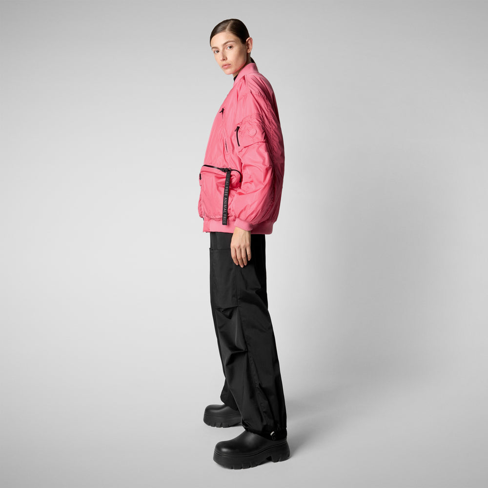 Save The Duck Giacca Bomber Unisex Usher Rosa