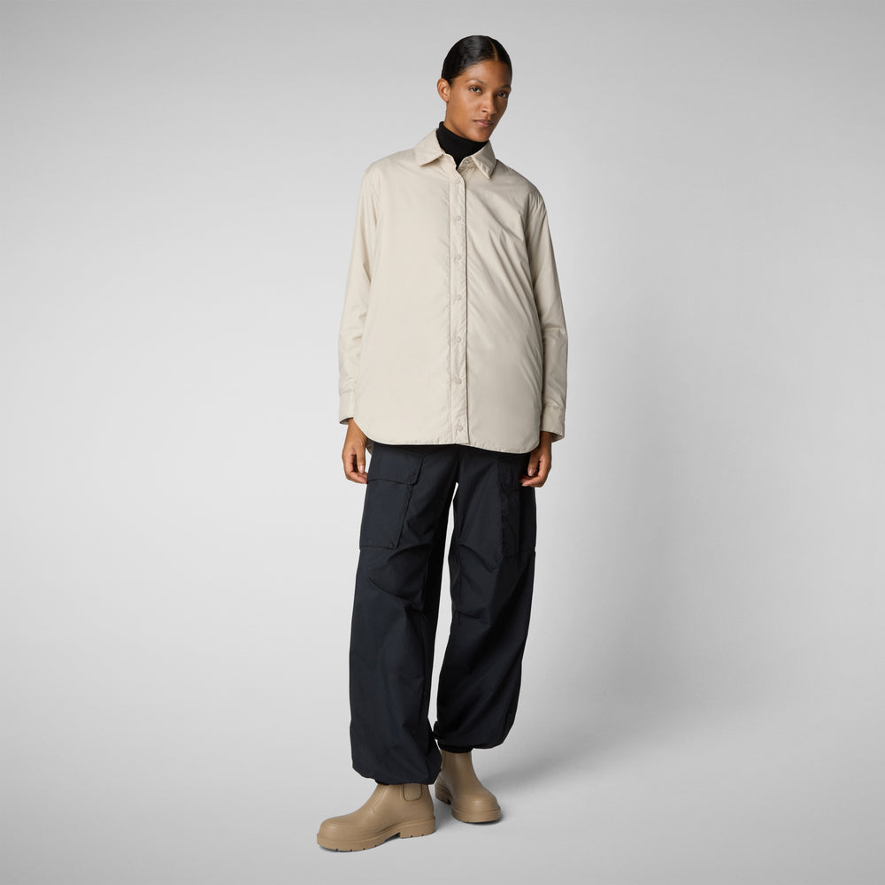 Save the duck GIACCA DONNA AMARILLIS RAINY BEIGE