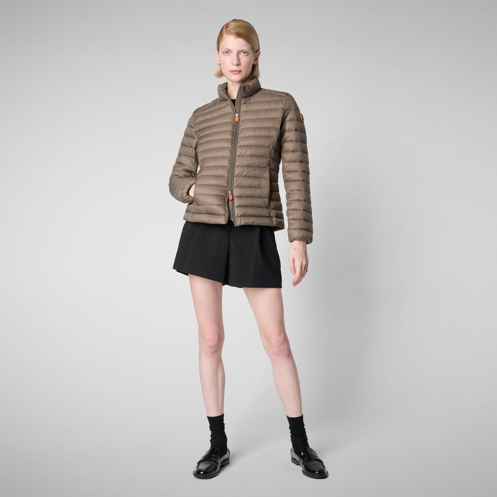 Save the duck GIACCA DONNA CARLY GRIGIO FANGO