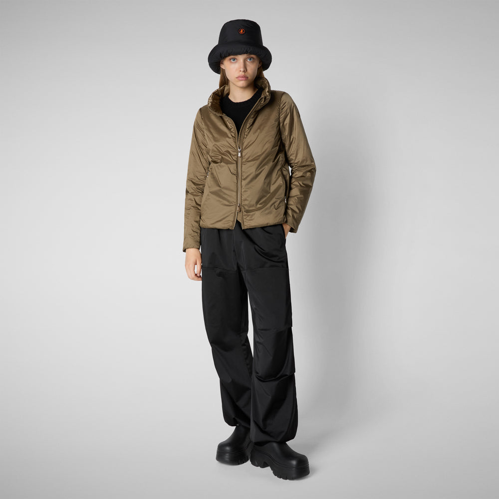 Save The Duck GIACCA DONNA ELISHA VERDE MUSCHIO