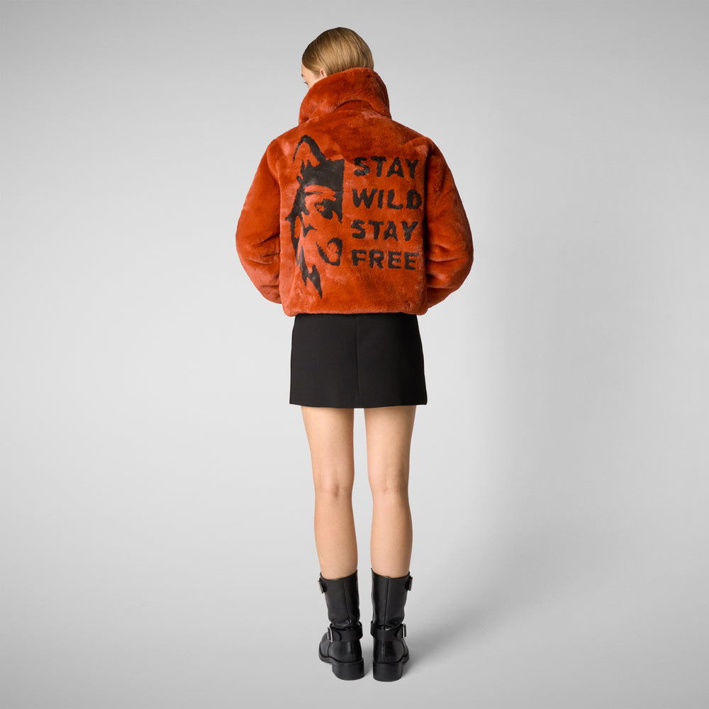 Save The Duck GIACCA DONNA KINA ARANCIONE