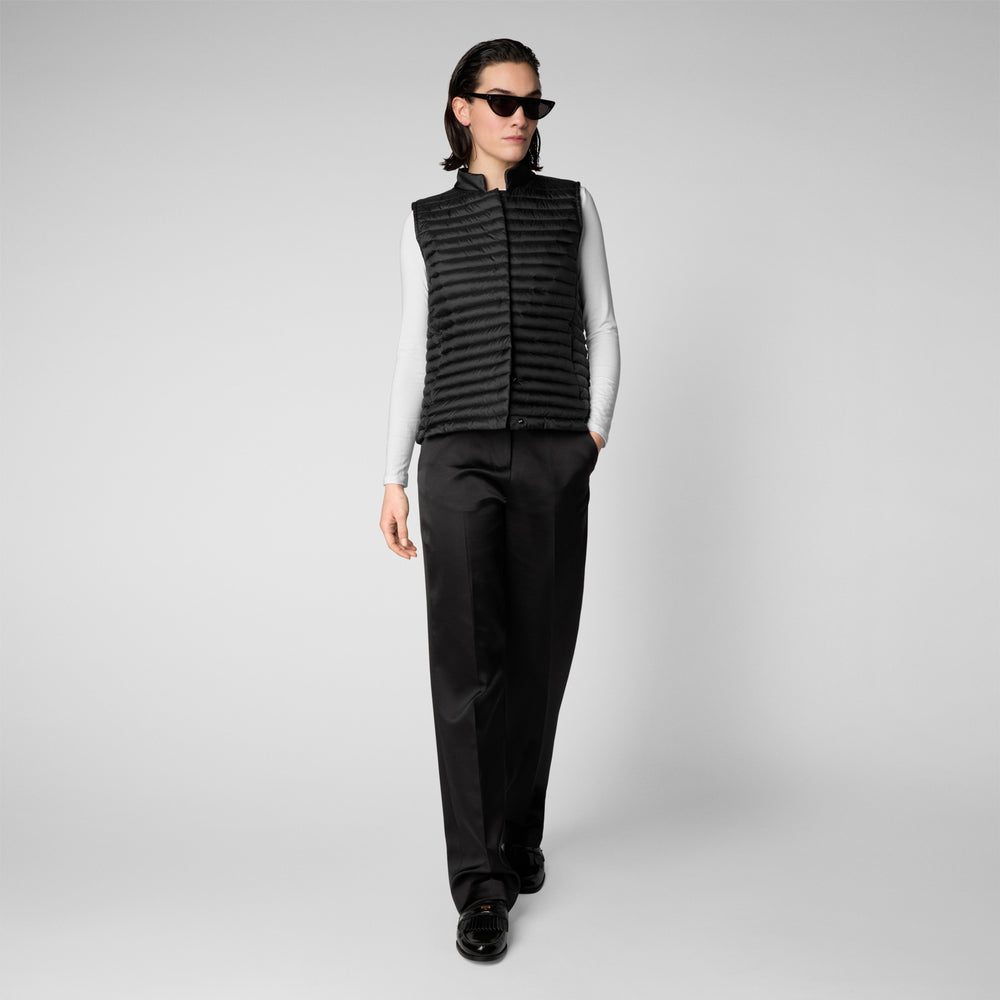 Save The Duck Gilet Donna Aria Nero