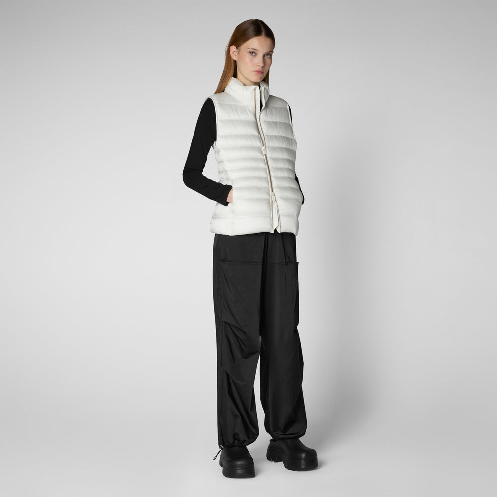 Save The Duck GILET DONNA LYNN BIANCO