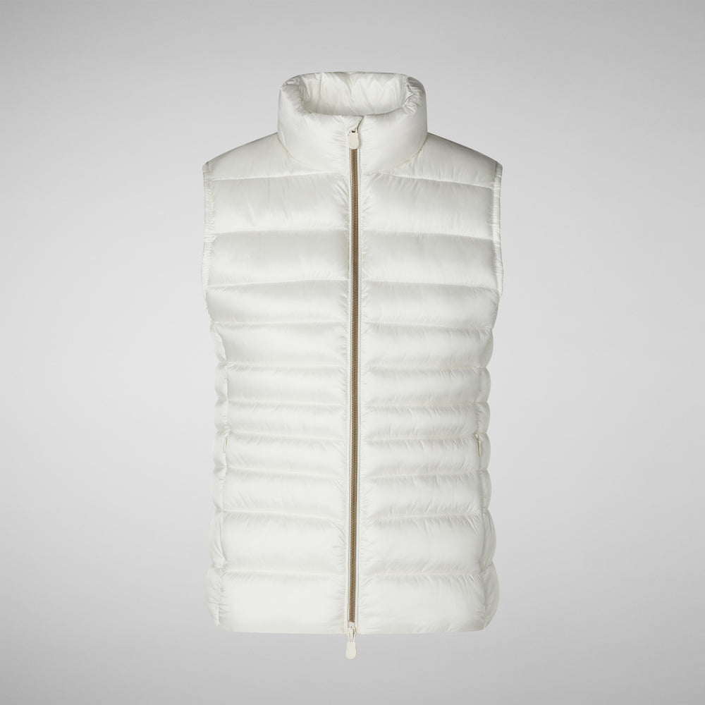 Save The Duck GILET DONNA LYNN BIANCO