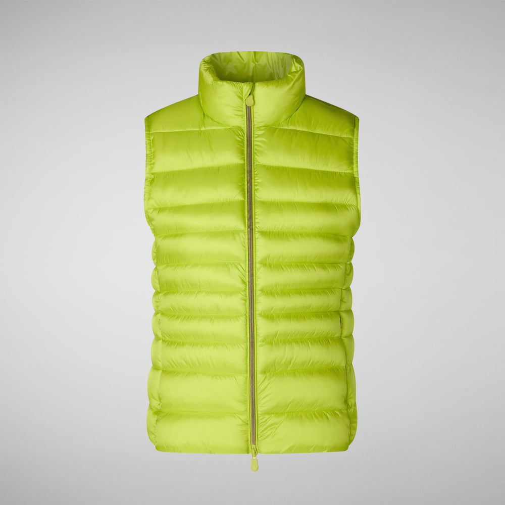 Save The Duck GILET DONNA LYNN VERDE LIME