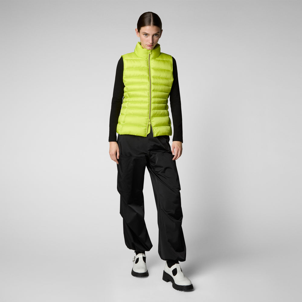 Save the duck GILET DONNA LYNN VERDE LIME