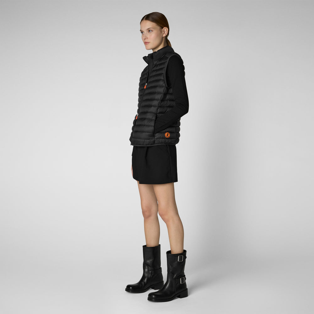 Save The Duck Gilet Imbottito Donna Charlotte Nero